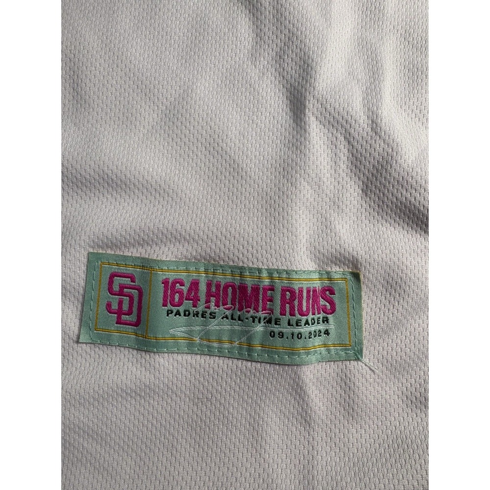San Diego Padres Manny Machado #13 City Connect Basketball Jersey Large SGA - Picture 2 of 6